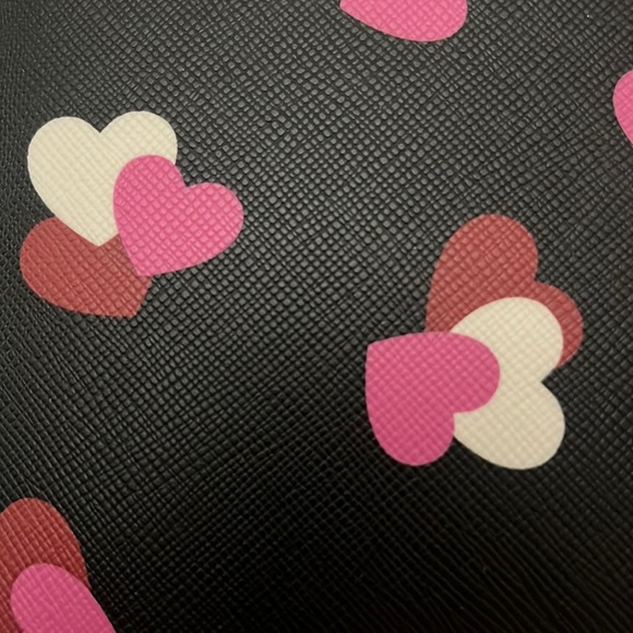 ♠️❤️kate spade Flutter Hearts Printed Rory Crossbody Bag, Black Multi NWT - Picture 5 of 7
